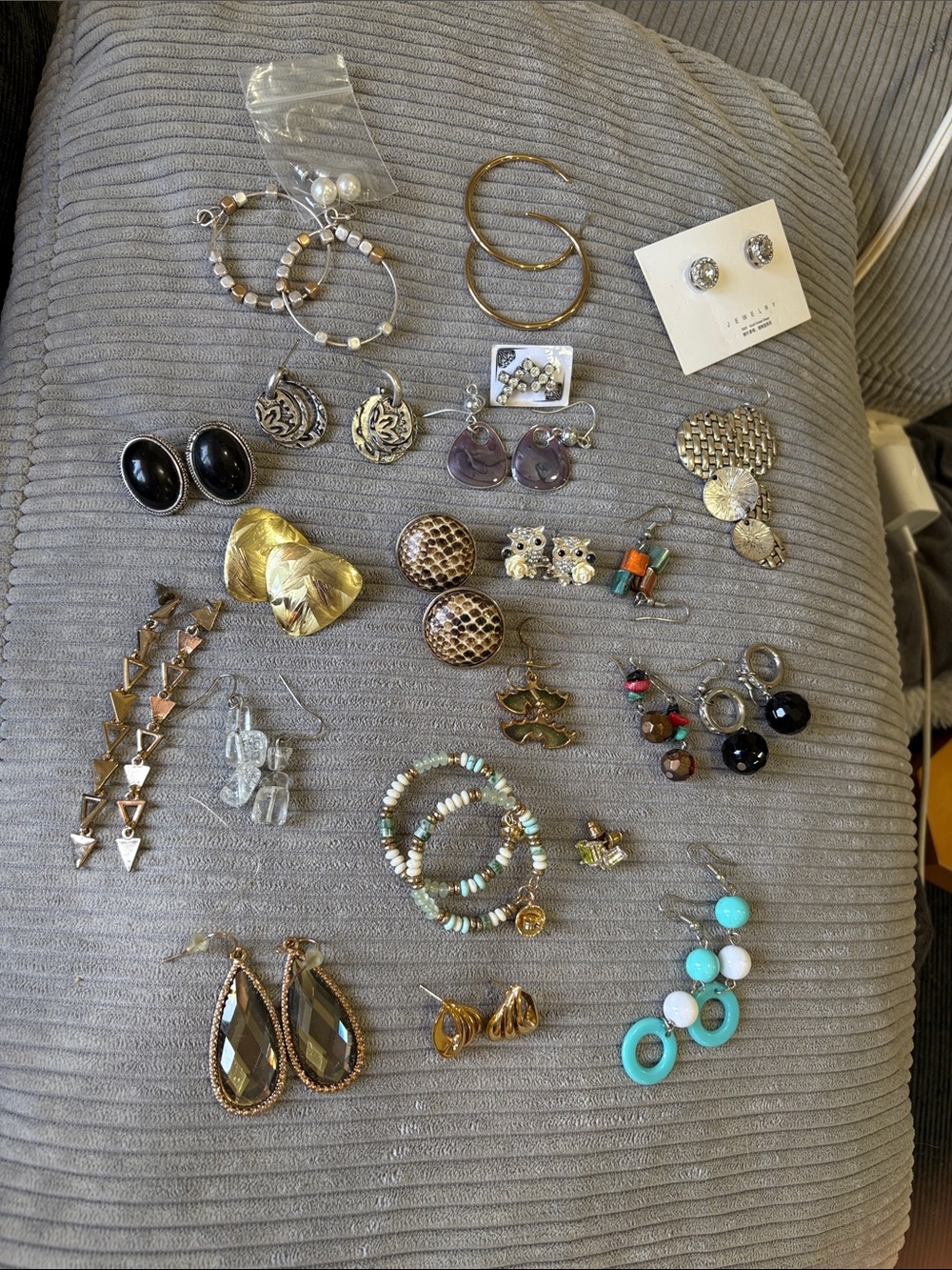 Unbranded Jewelry Set Women OS Multicolor Fair Boho Eclectic Mixed Earring Lot